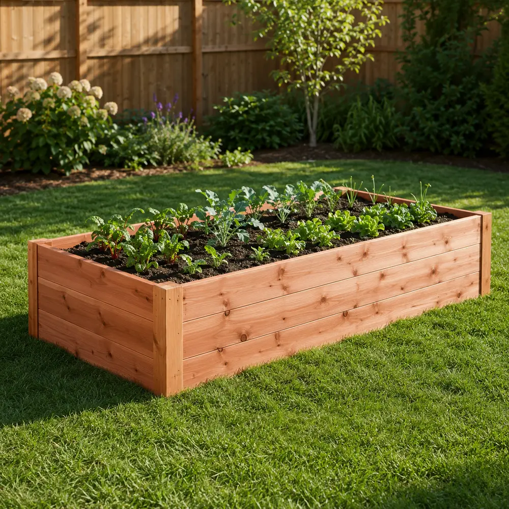 Cedar Raised Bed Kit product photograph