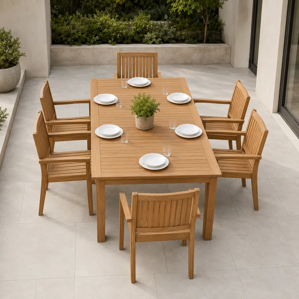 Seven-Piece Patio Dining Set product photograph